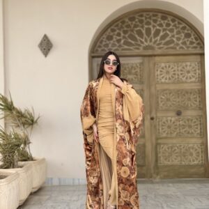 Abaya fleuri